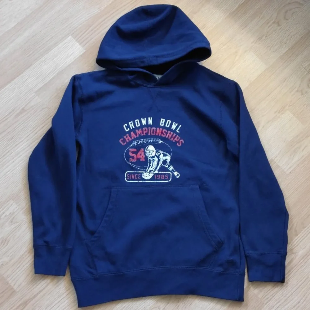 Children's Place Dark Blue Football Hoodie. Comfy Cozy Athletic Athleisure